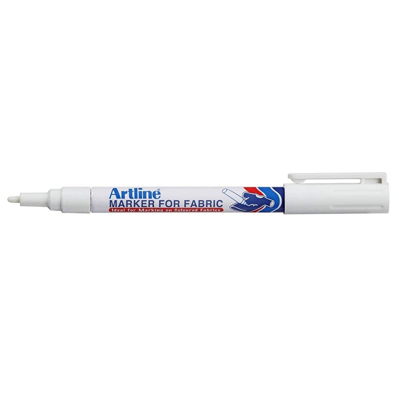 Artline White Fabric Marker (1 Marker) - Image 1